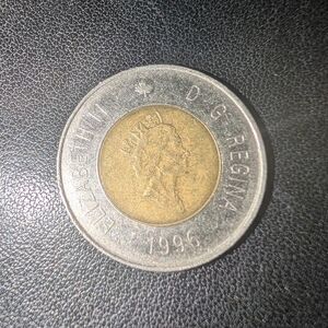 1996 Canada First Canadian Toonie $2 Two Dollar Coin Polar Bear offers welcome;